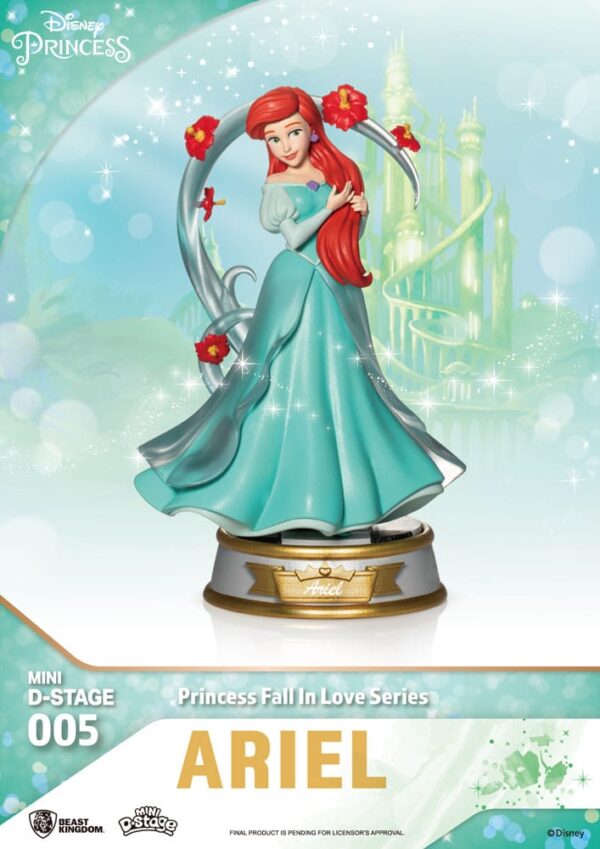 Disney Mini Diorama Stage Szobors Princess Fall In Love Series 12 cm Assortment (6)