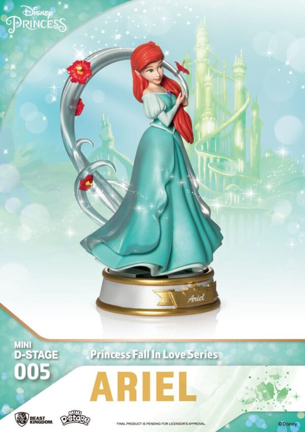 Disney Mini Diorama Stage Szobors Princess Fall In Love Series 12 cm Assortment (6)