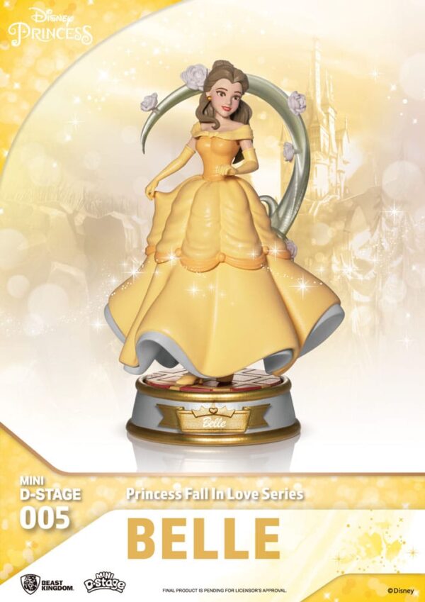 Disney Mini Diorama Stage Szobors Princess Fall In Love Series 12 cm Assortment (6)