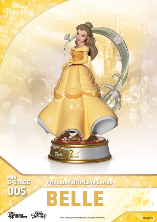Disney Mini Diorama Stage Szobors Princess Fall In Love Series 12 cm Assortment (6)