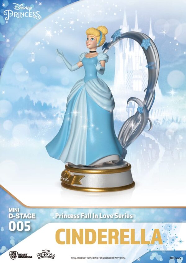 Disney Mini Diorama Stage Szobors Princess Fall In Love Series 12 cm Assortment (6)