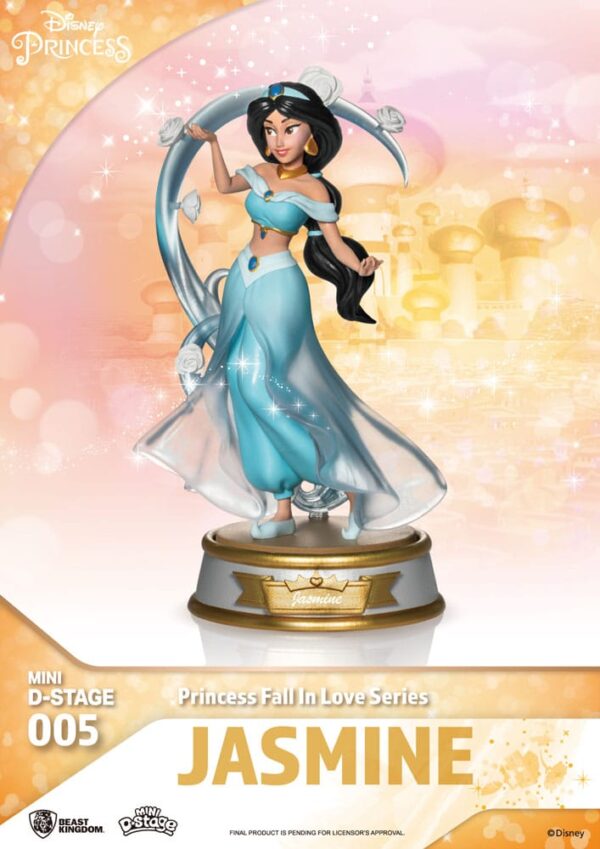 Disney Mini Diorama Stage Szobors Princess Fall In Love Series 12 cm Assortment (6)