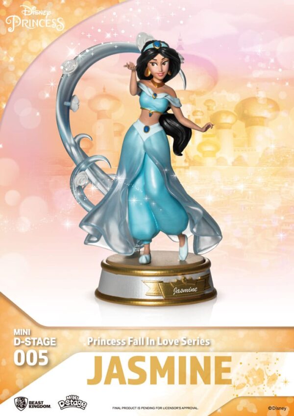 Disney Mini Diorama Stage Szobors Princess Fall In Love Series 12 cm Assortment (6)
