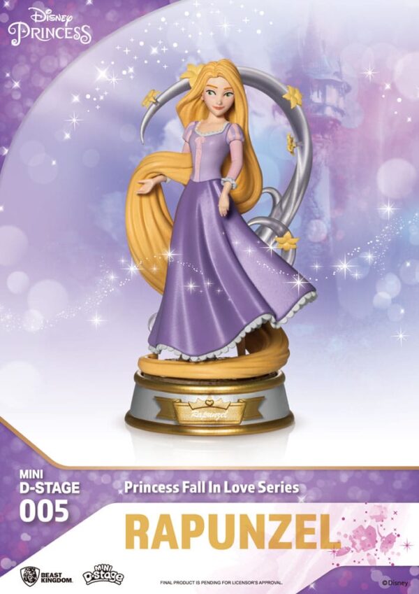 Disney Mini Diorama Stage Szobors Princess Fall In Love Series 12 cm Assortment (6)