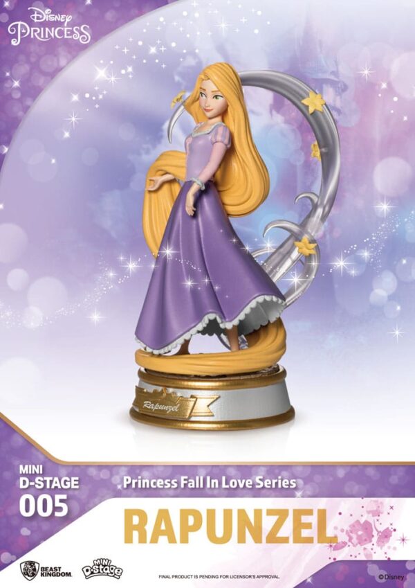 Disney Mini Diorama Stage Szobors Princess Fall In Love Series 12 cm Assortment (6)