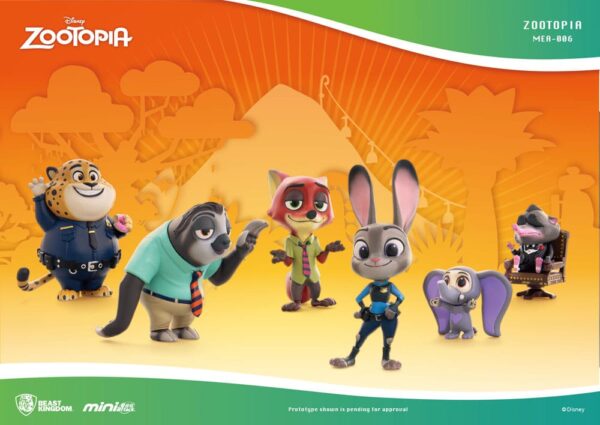 Zootopia Mini Egg Attack Blind Box Figuras Series 10 cm Assortment (6)