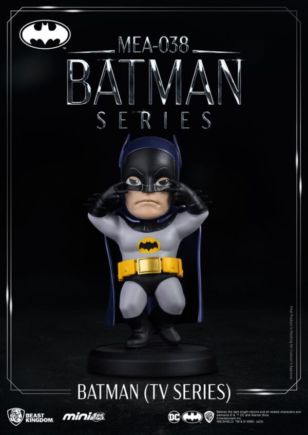 DC Comics Mini Egg Attack Figura Batman (1966 TV Series) 8 cm