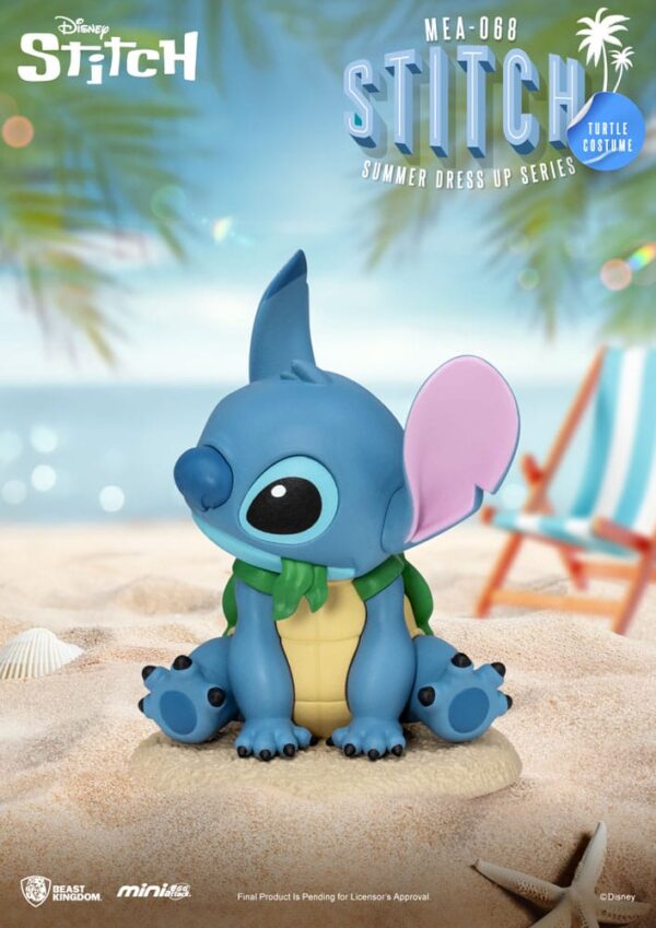 Lilo & Stitch Mini Egg Attack Figuras 10 cm Stitch summer dress up Series Assortment (6)