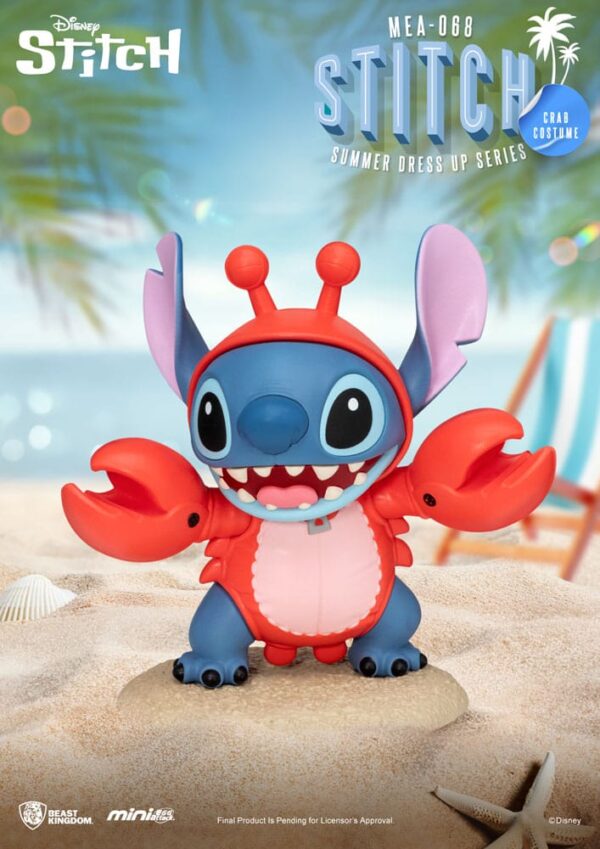 Lilo & Stitch Mini Egg Attack Figuras 10 cm Stitch summer dress up Series Assortment (6)