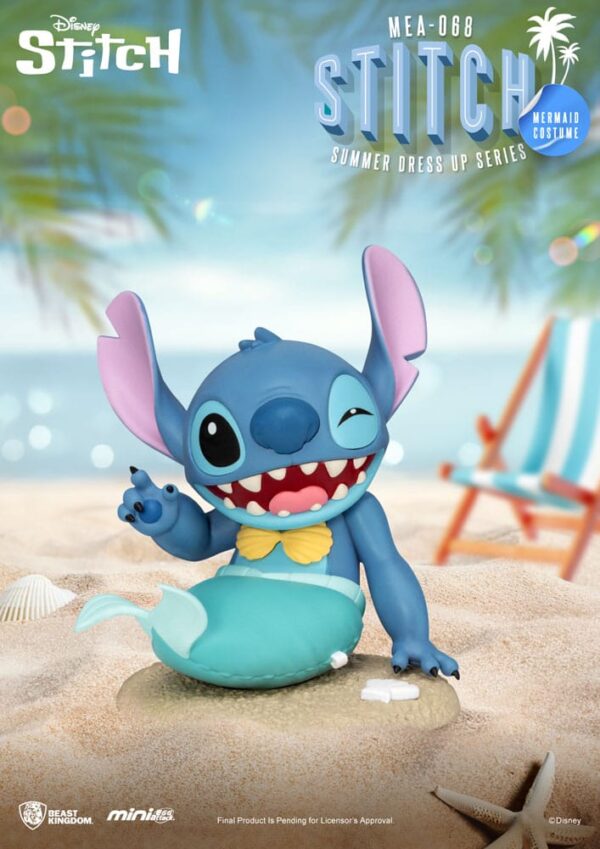 Lilo & Stitch Mini Egg Attack Figuras 10 cm Stitch summer dress up Series Assortment (6)