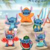 Lilo & Stitch Mini Egg Attack Figuras 10 cm Stitch summer dress up Series Assortment (6)