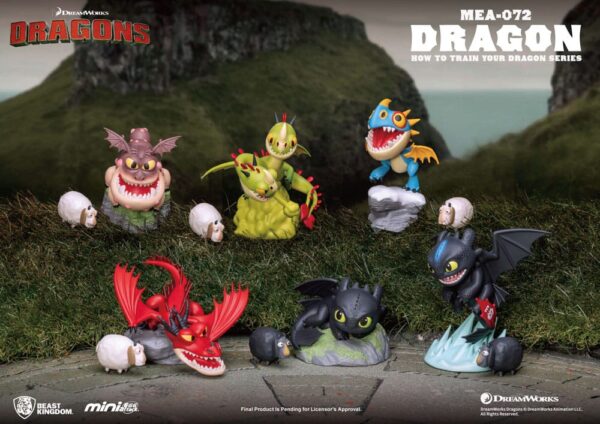 How to train your Dragon Mini Egg Attack Blind Box Figuras Series 10 cm Assortment (6)