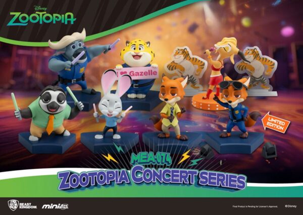 Zootopia Mini Egg Attack Blind Box Figuras Concert Series 8 cm Assortment (6)