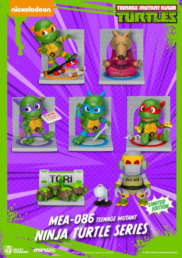 Teenage Mutant Ninja Turtles Mini Egg Attack Blind Box Figuras Series 12 cm Assortment (6)