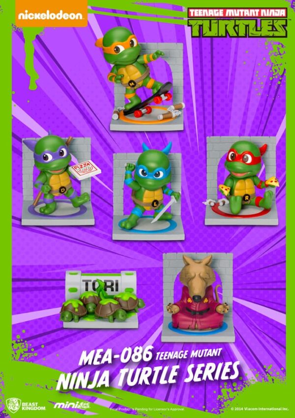 Teenage Mutant Ninja Turtles Mini Egg Attack Blind Box Figuras Series 12 cm Assortment (6)