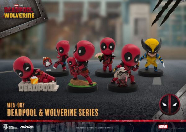 Deadpool 3 Deadpool & Wolverine Series Mini Egg Attack Figuras 8 cm