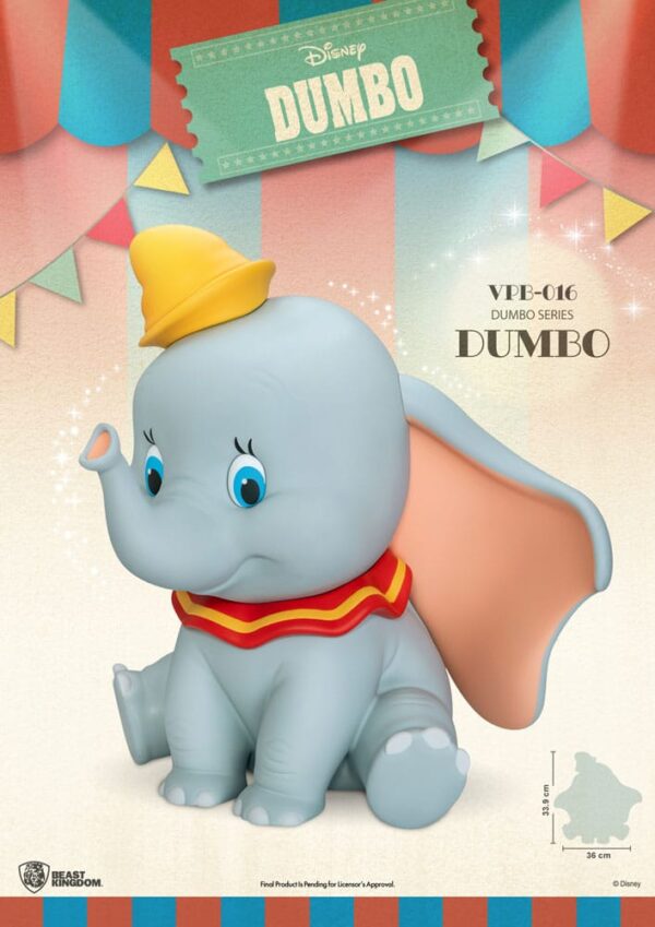 Disney Funktional Figura Vinyl Bank Dumbo 34 cm