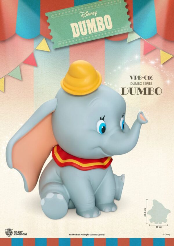 Disney Funktional Figura Vinyl Bank Dumbo 34 cm