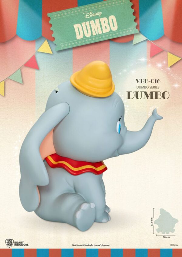Disney Funktional Figura Vinyl Bank Dumbo 34 cm
