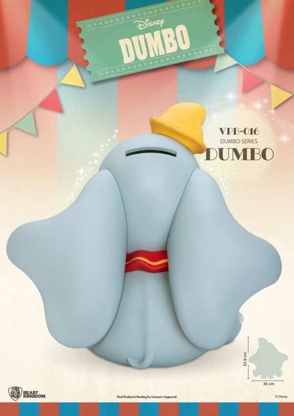 Disney Funktional Figura Vinyl Bank Dumbo 34 cm