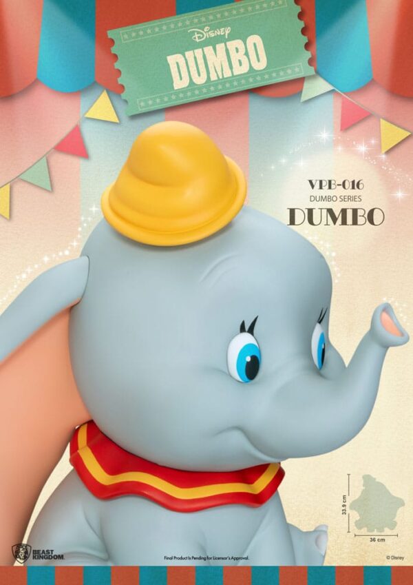 Disney Funktional Figura Vinyl Bank Dumbo 34 cm