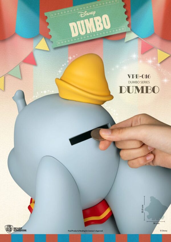 Disney Funktional Figura Vinyl Bank Dumbo 34 cm