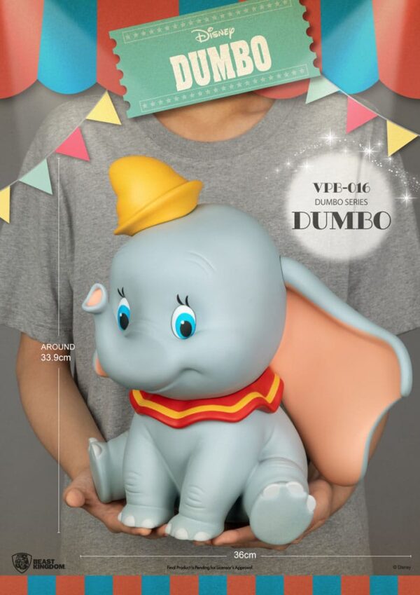Disney Funktional Figura Vinyl Bank Dumbo 34 cm