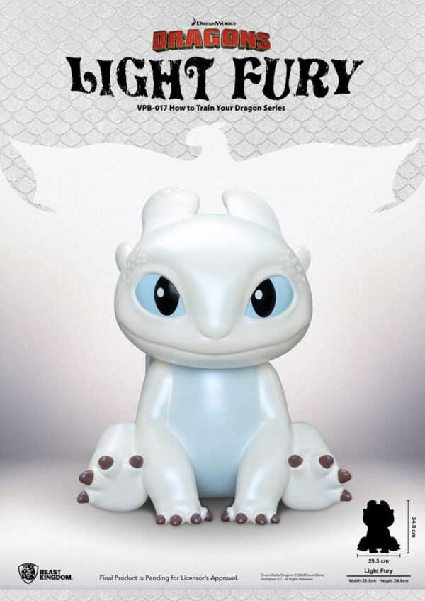 How to Train Your Dragon Funktional Figura Vinyl Light Fury 35 cm