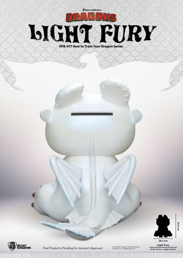 How to Train Your Dragon Funktional Figura Vinyl Light Fury 35 cm