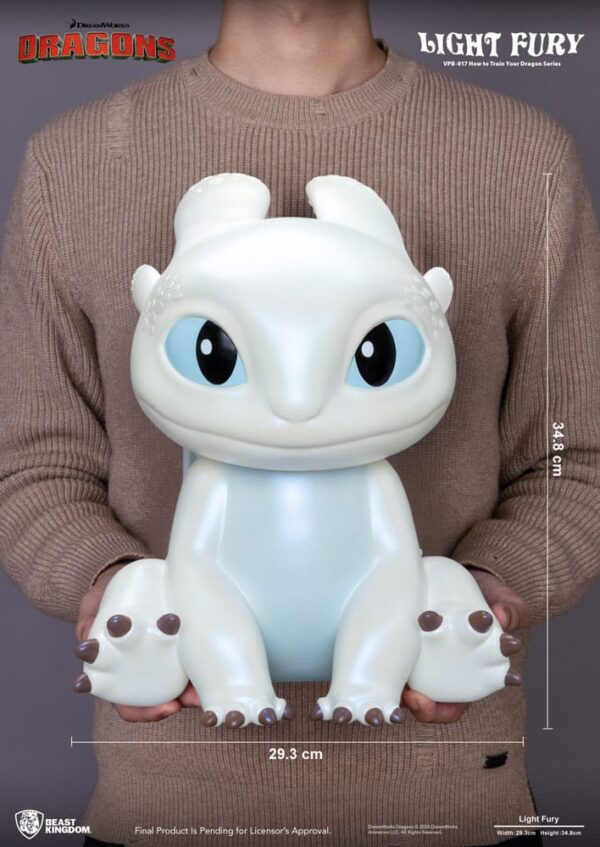 How to Train Your Dragon Funktional Figura Vinyl Light Fury 35 cm