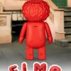 Sesame Street Syaking Bang Vinyl Piggy Bank Elmo 47 cm