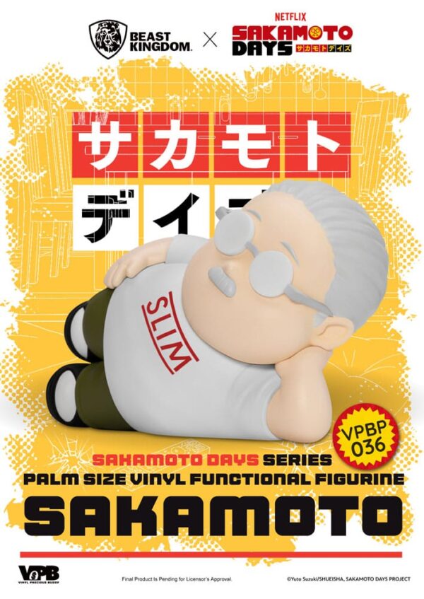 Sakamoto Days Piggy Vinyl Bank Taro Sakamoto 14 cm