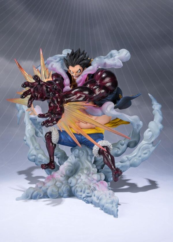 One Piece FiguartsZERO PVC Szobor Monkey D. Luffy Gear 4 Leo Bazooka Reissue 18 cm