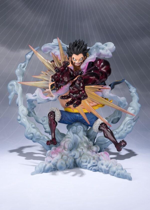 One Piece FiguartsZERO PVC Szobor Monkey D. Luffy Gear 4 Leo Bazooka Reissue 18 cm