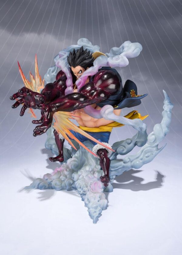 One Piece FiguartsZERO PVC Szobor Monkey D. Luffy Gear 4 Leo Bazooka Reissue 18 cm