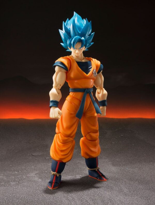 Dragon Ball Super Broly S.H. Figuarts Akció Figura Super Saiyan God Super Saiyan Goku Super 14 cm