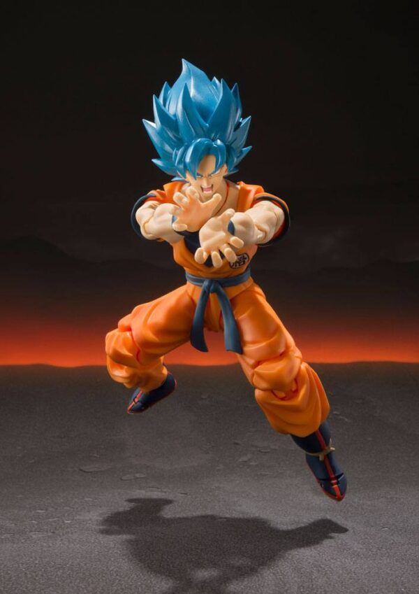 Dragon Ball Super Broly S.H. Figuarts Akció Figura Super Saiyan God Super Saiyan Goku Super 14 cm