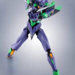 Evangelion: 3.0+1.0 Thrice Upon a Time Robot Spirits Akció Figura Side EVA  Evangelion Test Type-01 + Spear of Cassius Renewal Color Edition Reissue