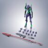 Evangelion: 3.0+1.0 Thrice Upon a Time Robot Spirits Akció Figura Side EVA  Evangelion Test Type-01 + Spear of Cassius Renewal Color Edition Reissue