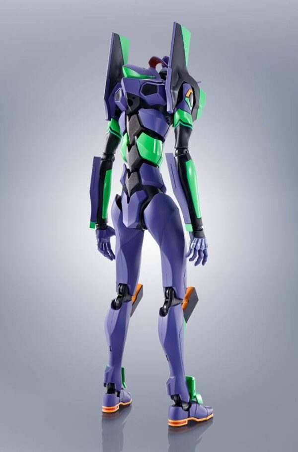 Evangelion: 3.0+1.0 Thrice Upon a Time Robot Spirits Akció Figura Side EVA  Evangelion Test Type-01 + Spear of Cassius Renewal Color Edition Reissue