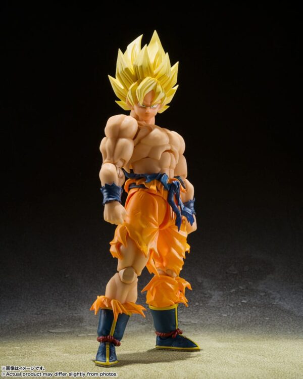 Dragon Ball Z S.H. Figuarts Akció Figura Super Saiyan Son Goku - Legendary Super Saiyan - 14 cm