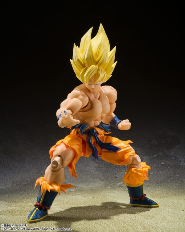 Dragon Ball Z S.H. Figuarts Akció Figura Super Saiyan Son Goku - Legendary Super Saiyan - 14 cm