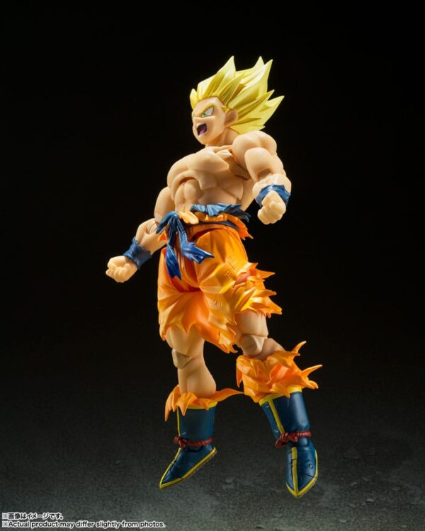 Dragon Ball Z S.H. Figuarts Akció Figura Super Saiyan Son Goku - Legendary Super Saiyan - 14 cm