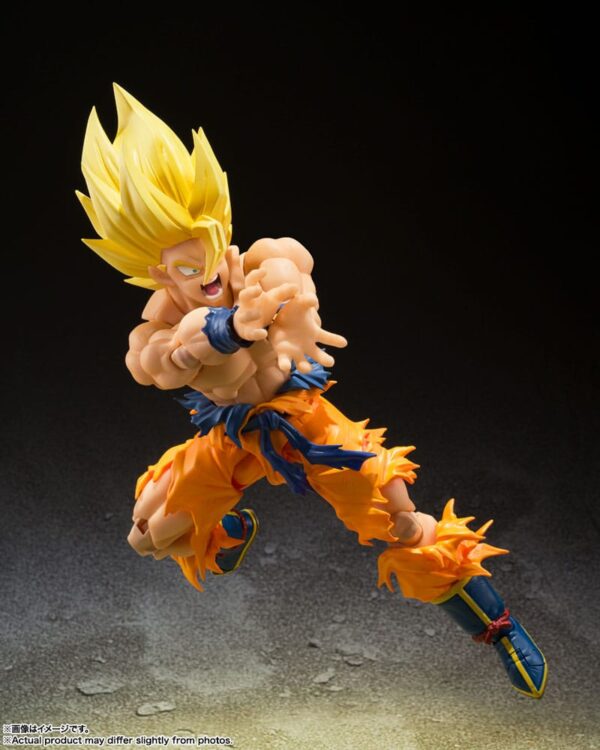 Dragon Ball Z S.H. Figuarts Akció Figura Super Saiyan Son Goku - Legendary Super Saiyan - 14 cm