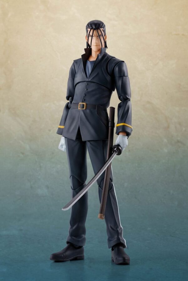 Rurouni Kenshin: Meiji Swordsman Romantic Story S.H. Figuarts Akció Figura Hajime Saito 17 cm