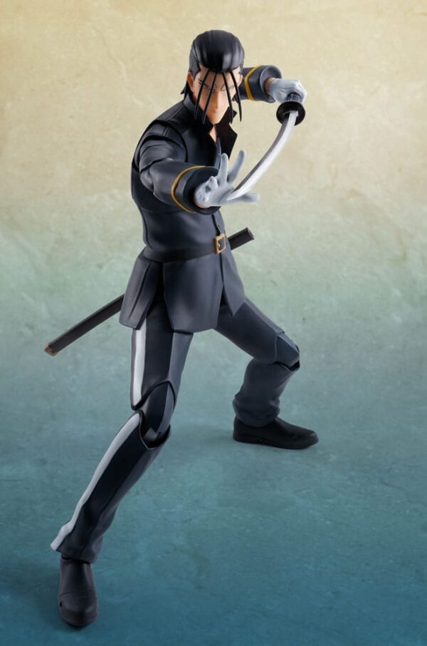 Rurouni Kenshin: Meiji Swordsman Romantic Story S.H. Figuarts Akció Figura Hajime Saito 17 cm