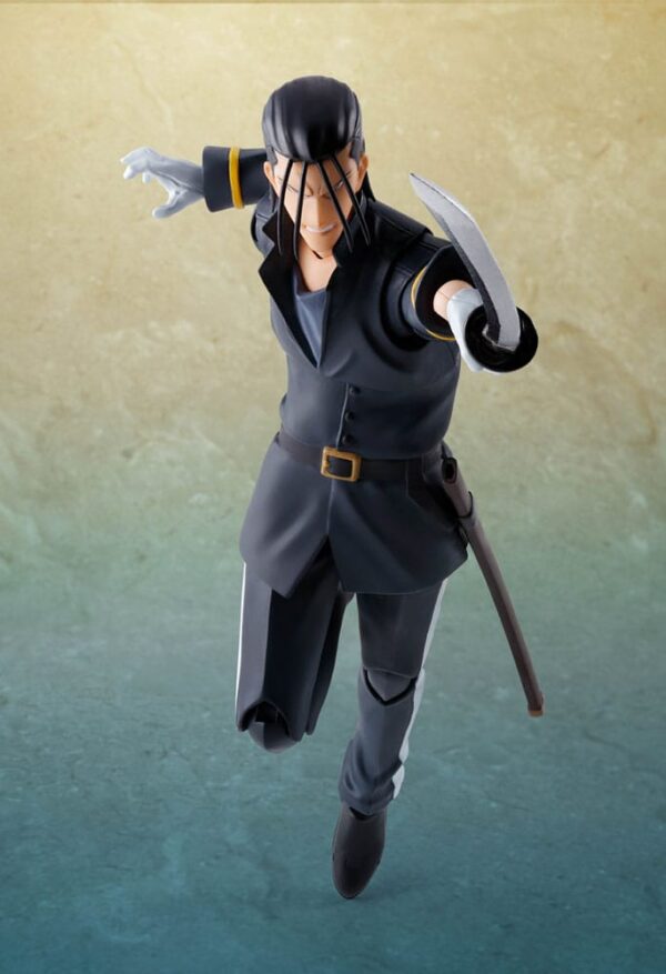 Rurouni Kenshin: Meiji Swordsman Romantic Story S.H. Figuarts Akció Figura Hajime Saito 17 cm
