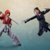 Rurouni Kenshin: Meiji Swordsman Romantic Story S.H. Figuarts Akció Figura Hajime Saito 17 cm