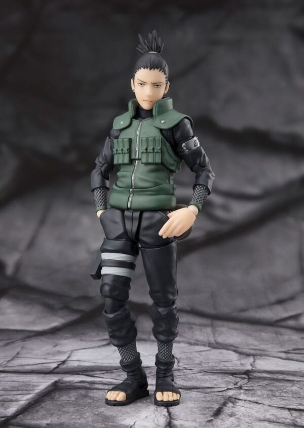 Naruto Shippuden S.H. Figuarts Akció Figura Shikamura Nara Brilliant Strategist 15 cm