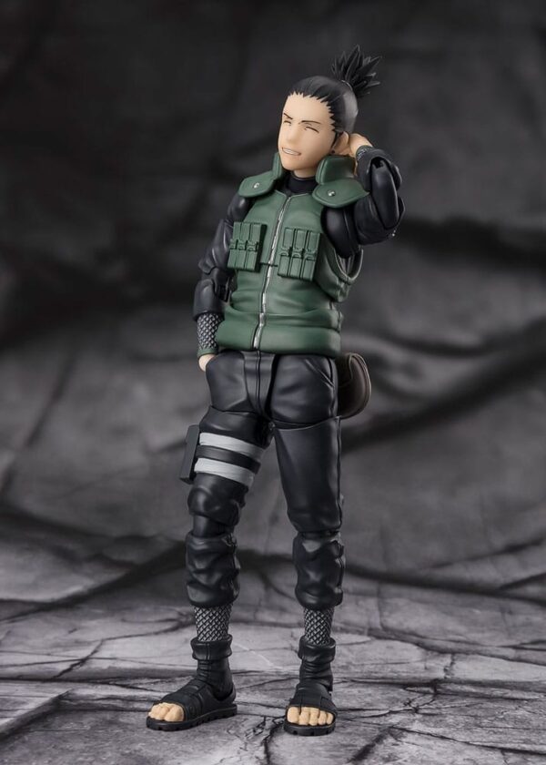 Naruto Shippuden S.H. Figuarts Akció Figura Shikamura Nara Brilliant Strategist 15 cm